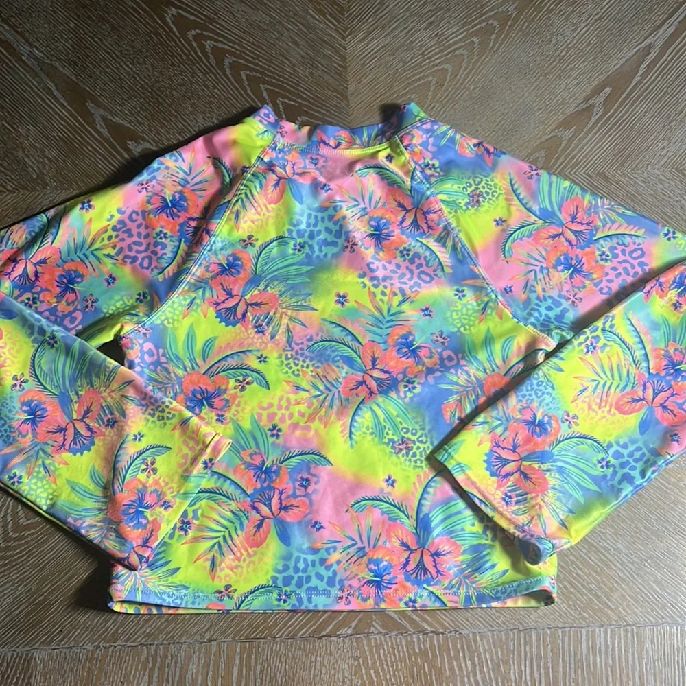 ANGEL BEACH Girl’s Matching Rachguard + Swim Bottom Set 14